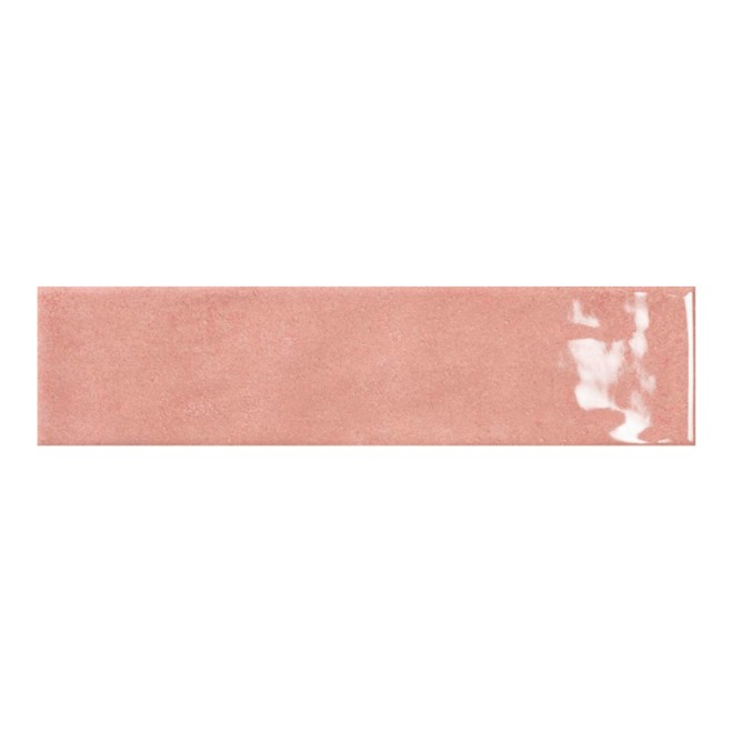 Ecoceramic Harlequin Wandtegel 7x28cm Rose